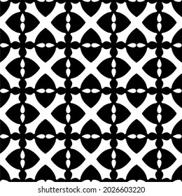
Nahtlose Vektormuster im geometrischen Zierstil. Schwarze Ornamente.