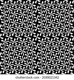 Seamless vector pattern in geometric ornamental style  for wallpapers and backgrounds. Black  ornament.