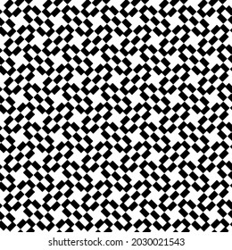 Seamless vector pattern in geometric ornamental style  for wallpapers and backgrounds. Black  ornament.