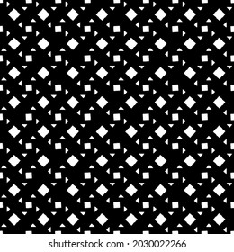 Seamless vector pattern in geometric ornamental style  for wallpapers and backgrounds. Black  ornament.