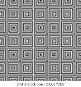 Nahtlose Vektormuster im geometrischen Zierstil. Schwarze Ornamente.