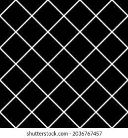 Seamless vector pattern in geometric ornamental style. Black  ornament.
