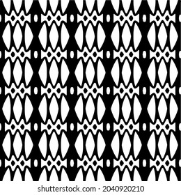 Seamless vector pattern in geometric ornamental style. Black  ornament.
