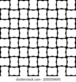 Seamless vector pattern in geometric ornamental style. Black  pattern.
