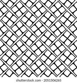 Seamless vector pattern in geometric ornamental style. Black  pattern.