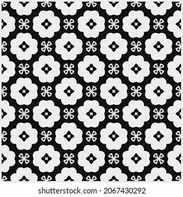 Seamless vector pattern in geometric ornamental style. Black  pattern.Design element for prints, backgrounds, template, web pages 

and textile pattern. Geometric art.
