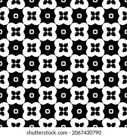Motif vectoriel harmonieux de style géométrique ornemental. Motif noir.Élément de conception pour les impressions, les arrière-plans, le modèle, les pages Web 
et motif textile. Art géométrique.