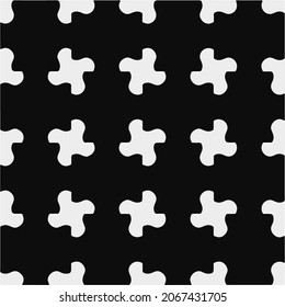 Seamless vector pattern in geometric ornamental style. Black  pattern.Design element for prints, backgrounds, template, web pages 
and textile pattern. Geometric art.