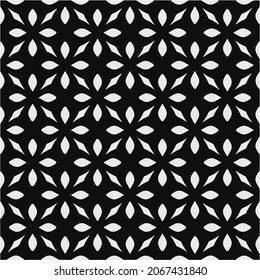 Seamless vector pattern in geometric ornamental style. Black  pattern.Design element for prints, backgrounds, template, web pages 
and textile pattern. Geometric art.