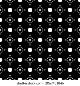 Seamless vector pattern in geometric ornamental style. Black  pattern.Design element for prints, backgrounds, template, web pages 
and textile pattern. Geometric art.