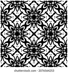 Patrón vectorial sin foco en estilo ornamental geométrico. Patrón negro.Elemento de diseño para impresiones, fondos, plantilla, páginas web 

y patrón textil. Arte geométrico.