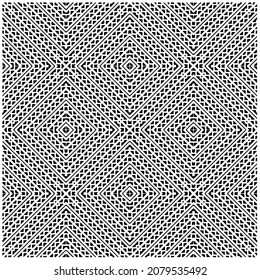 Seamless vector pattern in geometric ornamental style. Black  pattern.Design element for prints, backgrounds, template, web pages and textile pattern. Geometric art.