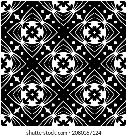 Patrón vectorial sin foco en estilo ornamental geométrico. Patrón negro.Elemento de diseño para impresiones, fondos, plantilla, páginas web y patrón textil. Arte geométrico.