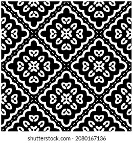 
Seamless vector pattern in geometric ornamental style. Black  pattern.Design element for prints, backgrounds, template, web pages and textile pattern. Geometric art.