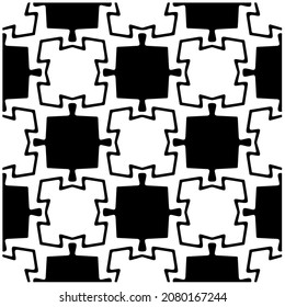 Seamless vector pattern in geometric ornamental style. Black  pattern.Design element for prints, backgrounds, template, web pages and textile pattern. Geometric art.