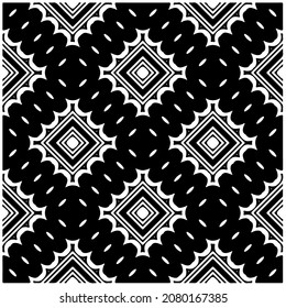 
Seamless vector pattern in geometric ornamental style. Black  pattern.Design element for prints, backgrounds, template, web pages and textile pattern. Geometric art.