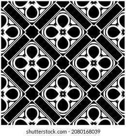 
Seamless vector pattern in geometric ornamental style. Black  pattern.Design element for prints, backgrounds, template, web pages and textile pattern. Geometric art.