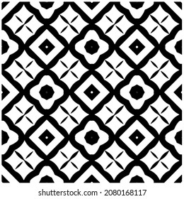 
Seamless vector pattern in geometric ornamental style. Black  pattern.Design element for prints, backgrounds, template, web pages and textile pattern. Geometric art.