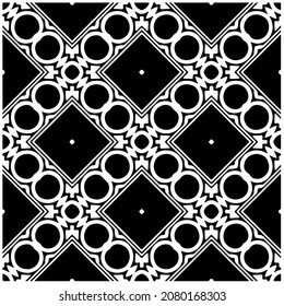 
Seamless vector pattern in geometric ornamental style. Black  pattern.Design element for prints, backgrounds, template, web pages and textile pattern. Geometric art.