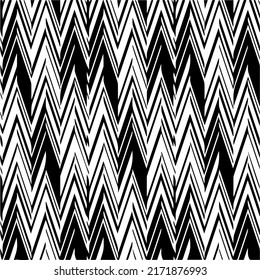 Seamless vector pattern in geometric ornamental style. Black  pattern.