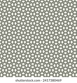 Patrón vectorial sin soldadura en estilo ornamental geométrico