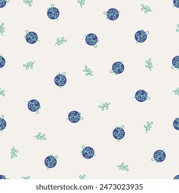 Patrón de Vector sin costuras en estilo ornamental geométrico. Monocromo. Círculo y hojas de fondo repetido. Plantilla para envoltura, textil, Fondo de pantalla, tarjeta, fondo, regalo de papel, bufanda, caja del teléfono.