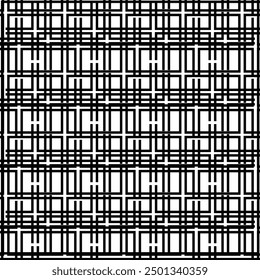 seamless vector pattern in geometric ornamental design 