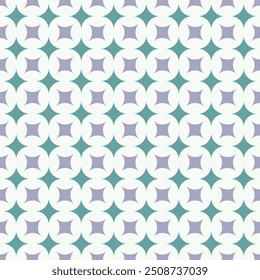 Seamless vector pattern in geometric ornamental style