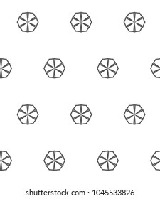 Seamless vector pattern in geometric ornametnal style