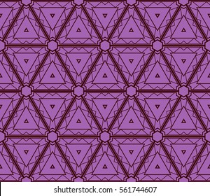 seamless vector pattern of geometric shape. for wallpaper, banner, fabric, textile, decor. purple color