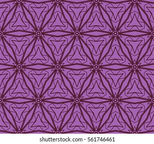 seamless vector pattern of geometric shape. for wallpaper, banner, fabric, textile, decor. purple color