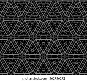 seamless vector pattern of geometric shape. for wallpaper, banner, fabric, textile, decor. black, grey color