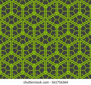 seamless vector pattern of geometric shape. for wallpaper, banner, fabric, textile, decor. green, grey color seamless vector pattern of geometric shape. for wallpaper, banner, fabric, textile, decor. green, grey color