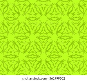 seamless vector pattern of geometric shape. for wallpaper, banner, fabric, textile, decor. green color