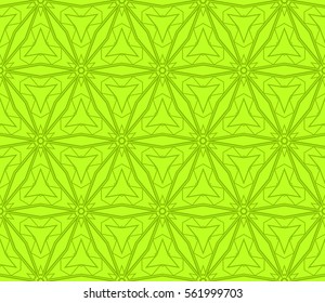 seamless vector pattern of geometric shape. for wallpaper, banner, fabric, textile, decor. green color