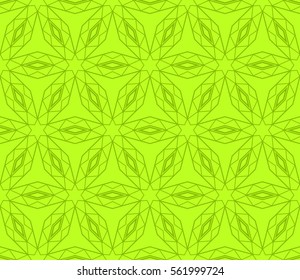 seamless vector pattern of geometric shape. for wallpaper, banner, fabric, textile, decor. green color
