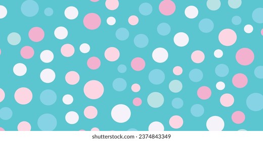 Seamless vector pattern with geometric shapes in memphis style. pastel colors. Background for posters, parties,vintage textile designs, cards.