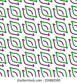 Seamless vector pattern with geometric shapes. Vector abstract background.