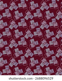 Seamless vector pattern of geometric shapes in the form of rectangles.