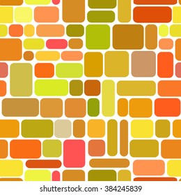 seamless vector pattern with geometric shapes squares. in a mosaic style tiles