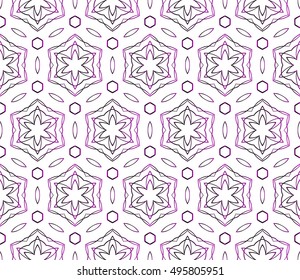 seamless vector pattern of geometric shapes. purple gradient. vector illustration
