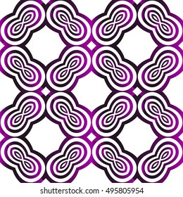 seamless vector pattern of geometric shapes. purple gradient. vector illustration