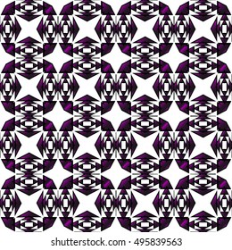 seamless vector pattern of geometric shapes. purple gradient. vector illustration