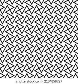 Seamless vector pattern with geometric triangle