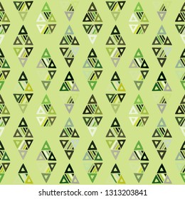 Seamless vector pattern. geometrical background with hand drawn decorative tribal elements. Print with ethnic, folk, traditional motifs. Graphic illustration for wrapping, wallpaper, fabric, packing