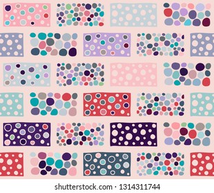 Seamless vector pattern. geometrical background with hand drawn decorative tribal elements. Print with ethnic, folk, traditional motifs. Graphic illustration for wrapping, wallpaper, fabric, packing