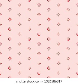 Seamless vector pattern. geometrical background with hand drawn decorative tribal elements. Print with ethnic, folk, traditional motifs. Graphic geometric illustration for wrapping, wallpaper, fabric