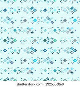 Seamless vector pattern. geometrical background with hand drawn decorative tribal elements. Print with ethnic, folk, traditional motifs. Graphic geometric illustration for wrapping, wallpaper, fabric
