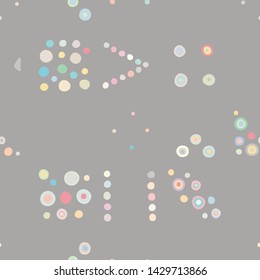 Seamless vector pattern. geometrical background with hand drawn decorative tribal elements. Print with ethnic, folk, traditional motifs. Graphic geometric illustration for wrapping, wallpaper, fabric