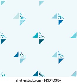 Seamless vector pattern. geometrical background with hand drawn decorative tribal elements. Print with ethnic, folk, traditional motifs. Graphic geometric illustration for wrapping, wallpaper, fabric